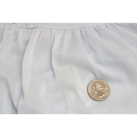 Vintage 1950s Snowdon Tailleur Long Nightgown Lace Fitted size 34 Whimsygoth - Picture 7 of 9